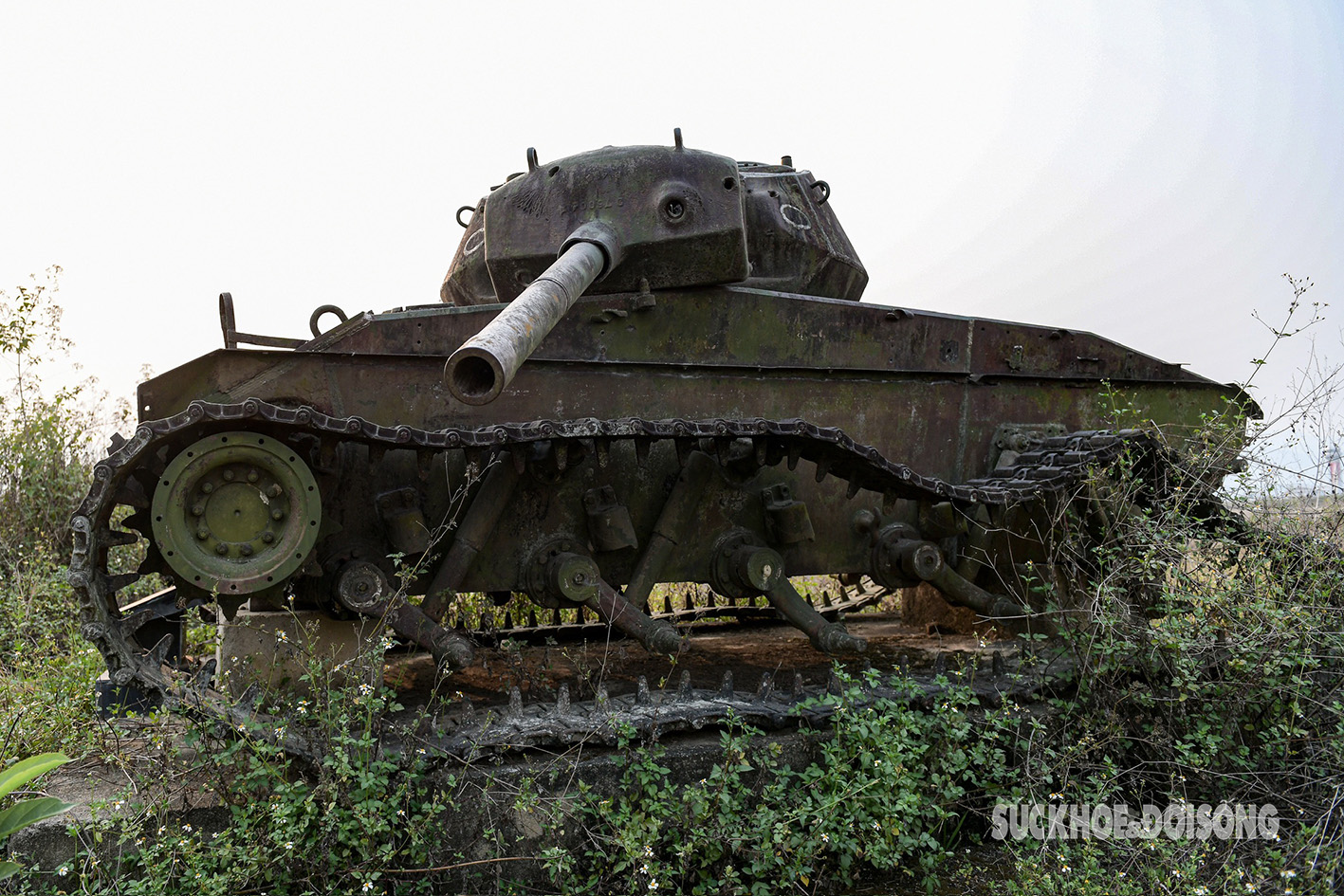 Xác xe tăng của thực dân Pháp bị quân ta tiêu diệt 70 năm trước tại chiến trường Điện Biên- Ảnh 5.