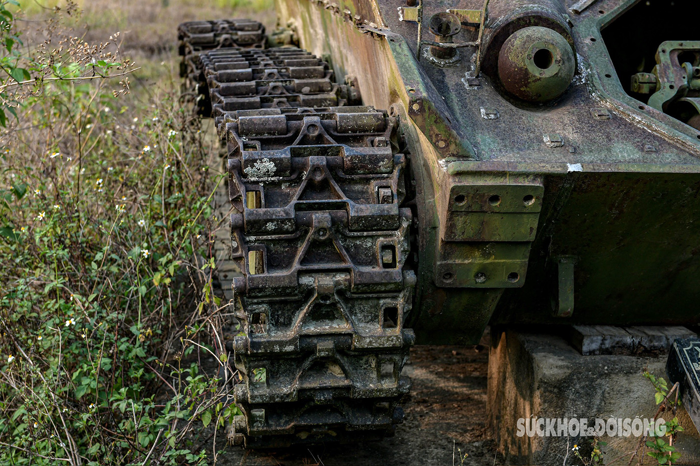 Xác xe tăng của thực dân Pháp bị quân ta tiêu diệt 70 năm trước tại chiến trường Điện Biên- Ảnh 6.