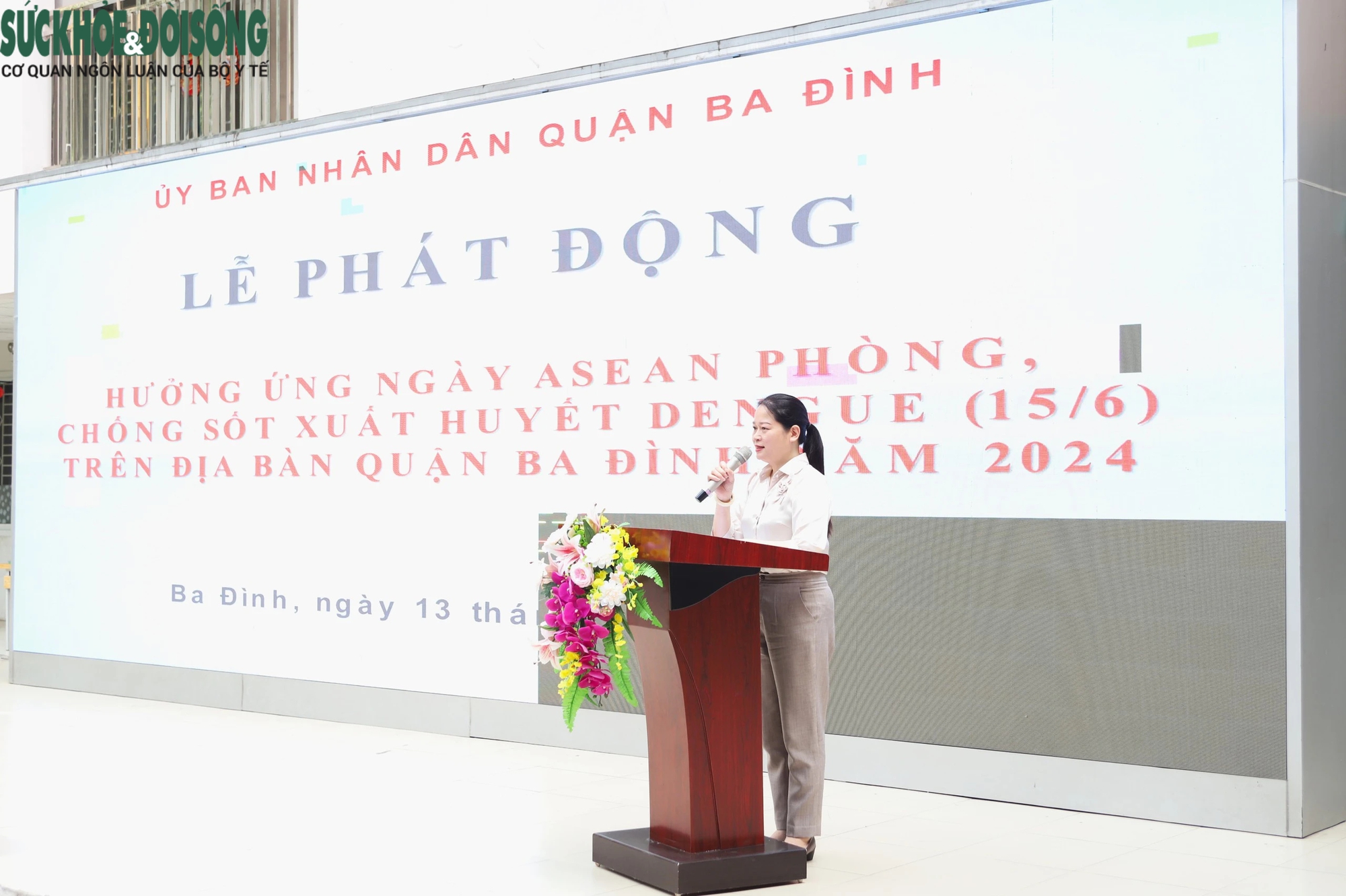 Quận Ba Đình phát động ‘Ngày ASEAN phòng, chống sốt xuất huyết’- Ảnh 4.