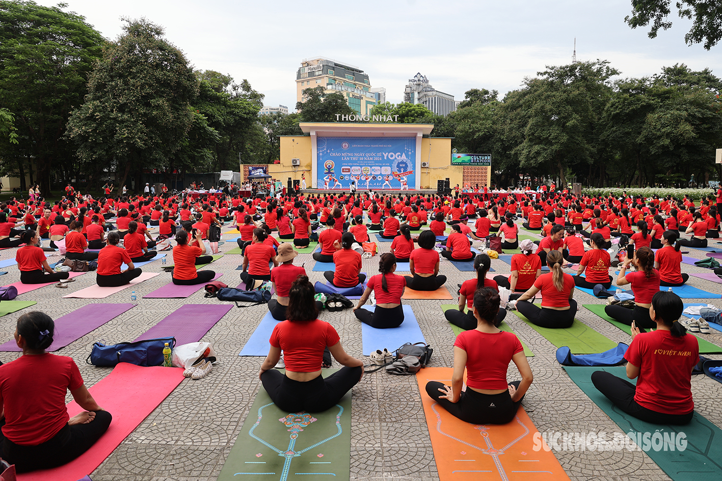 Mãn nhãn với màn đồng diễn của hơn 2.000 người yêu yoga- Ảnh 10.