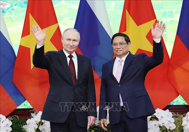 Thủ tướng Phạm Minh Chính hội kiến Tổng thống Liên bang Nga Vladimir Putin- Ảnh 3.
