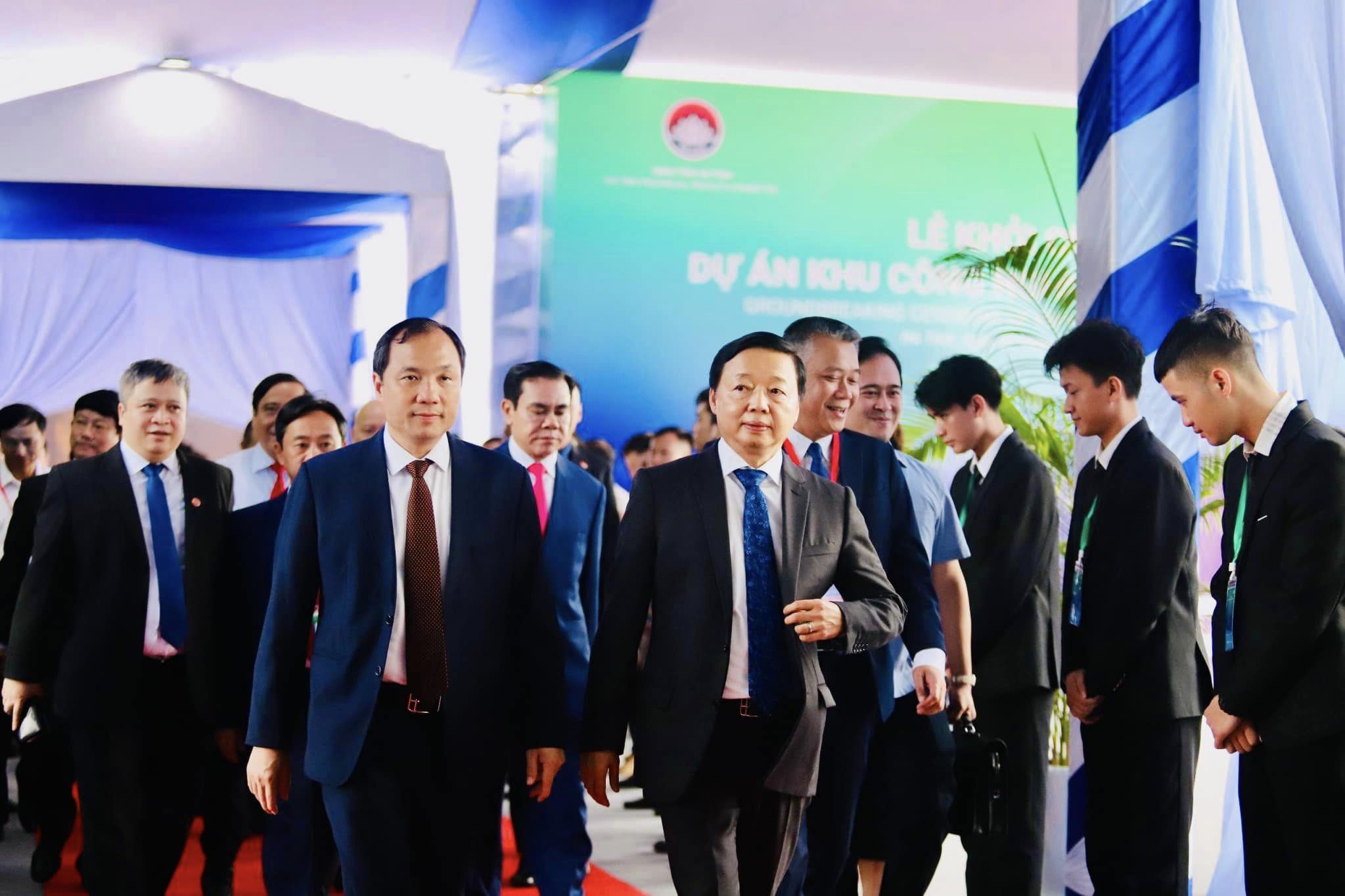 Phó Thủ tướng Trần Hồng Hà dự lễ khởi công dự án VSIP Hà Tĩnh- Ảnh 1.