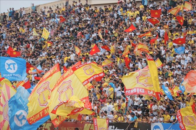 V.League 1: Thép Xanh Nam Định lên ngôi vô địch trước một vòng đấu- Ảnh 2.
