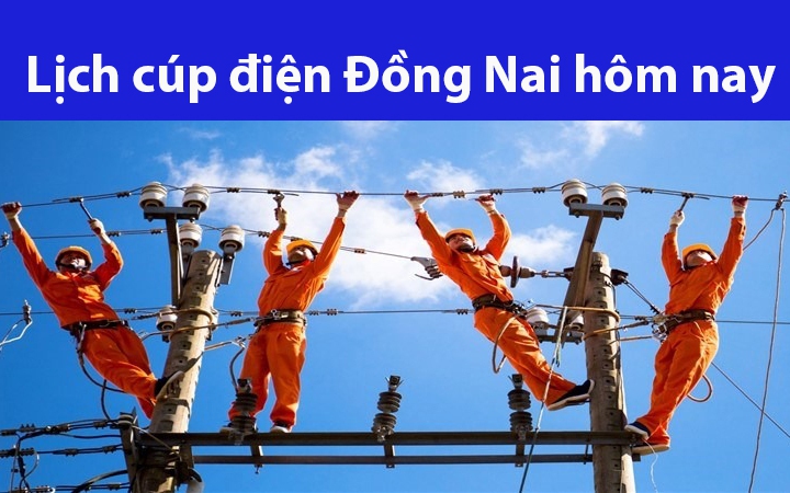 Lịch cúp điện Đồng Nai hôm nay thứ 2 ngày 1/7