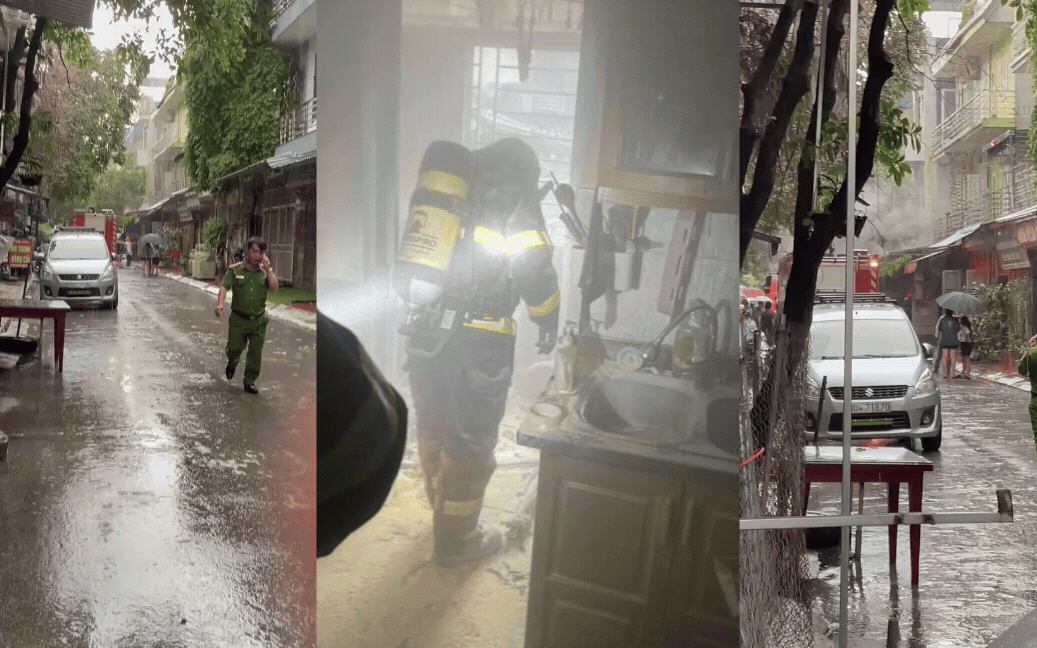 Liên tiếp 2 vụ cháy tại Hà Nội trong ngày mưa tầm tã