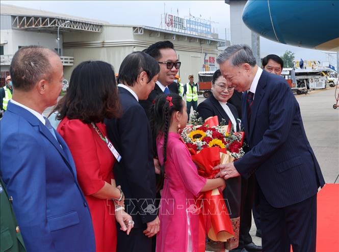 Chủ tịch nước Tô Lâm đến Viêng Chăn, bắt đầu thăm cấp Nhà nước Lào- Ảnh 5.