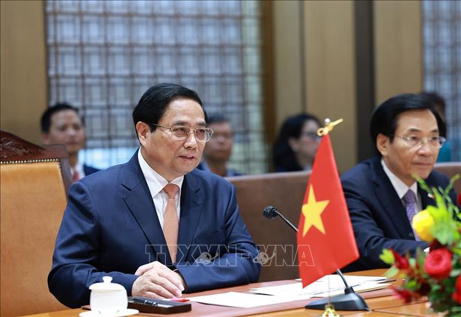 Thủ tướng Phạm Minh Chính hội kiến Chủ tịch Quốc hội Hàn Quốc Woo Won-shik- Ảnh 3.