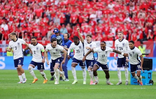 EURO 2024: Anh vượt qua Thụy Sĩ với tỷ số 5:3 trong loạt sút penalty cân não- Ảnh 1.