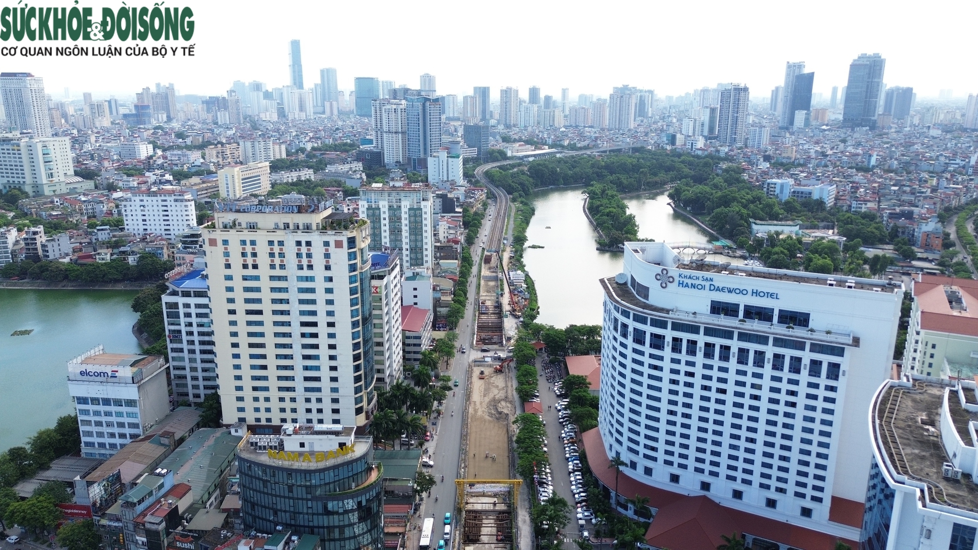 Toàn cảnh khu vực rào chắn ngay trên đoạn ga ngầm tuyến Nhổn - ga Hà Nội- Ảnh 7.