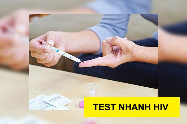 lấy máu xét nghiệm HIV