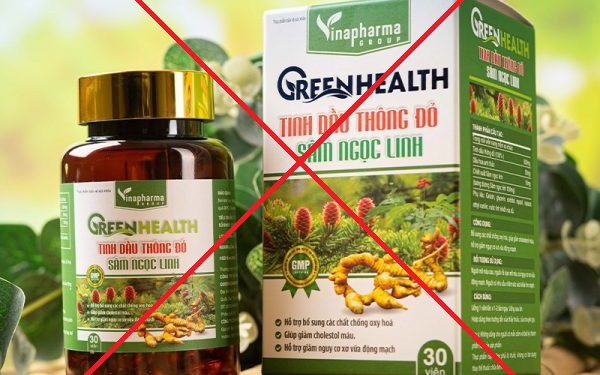 Thực phẩm bảo vệ sức khỏe Green Health tinh dầu thông đỏ sâm Ngọc Linh quảng cáo lừa dối người tiêu dùng