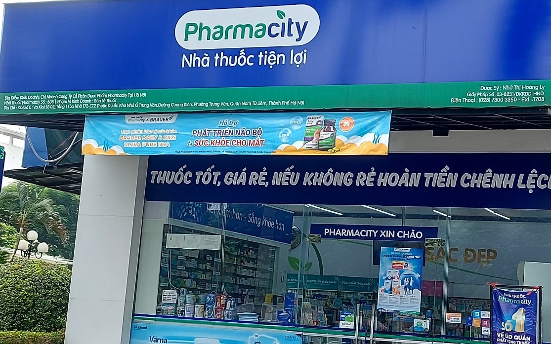 Bán thuốc kê đơn nhưng không có đơn thuốc, chi nhánh Công ty dược Pharmacity tại Hà Nội bị xử phạt