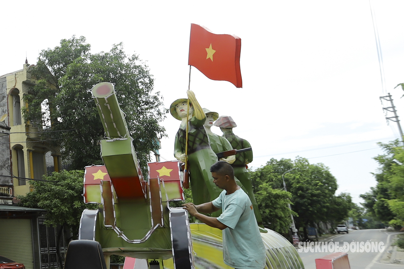 Trầm trồ với những chiếc đèn Trung thu khổng lồ ở Thành Tuyên- Ảnh 8.