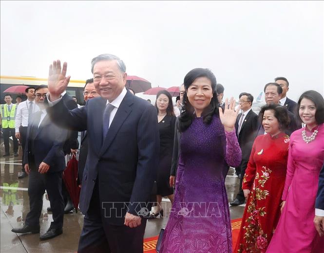 Tổng Bí thư, Chủ tịch nước Tô Lâm và Phu nhân thăm cấp Nhà nước tới Cộng hòa Nhân dân Trung Hoa- Ảnh 1.