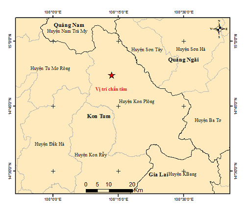 Động đất mạnh 3.3 độ gây rung lắc ở Kon Tum- Ảnh 2.