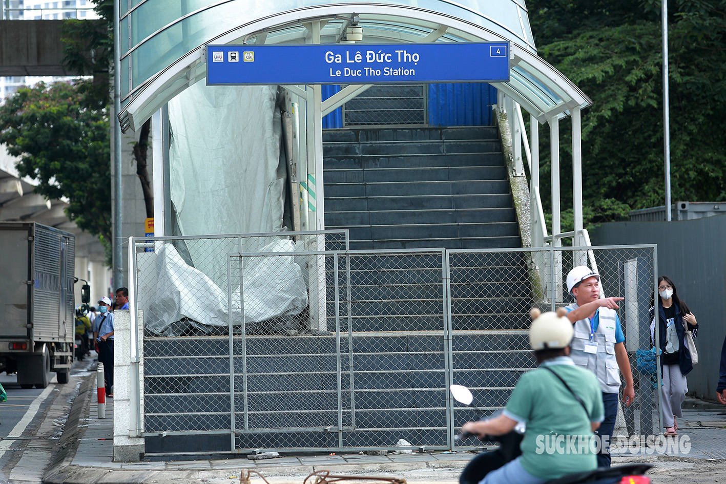 Nhà ga đoạn trên cao metro Nhổn - ga Hà Nội vẫn ngổn ngang đợi ngày khai thác- Ảnh 11.