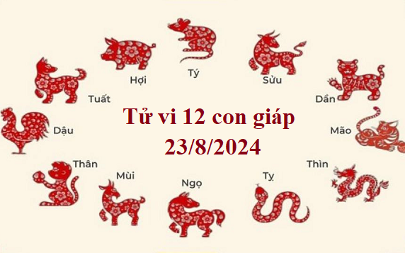Tử vi 12 con giáp hôm nay 23/8/2024: Ngọ may mắn, Tuất có tin vui