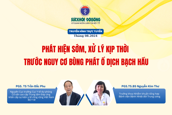 Truyền hình trực tuyến: Phát hiện sớm, xử lý kịp thời trước nguy cơ bùng phát ổ dịch bạch hầu- Ảnh 1.