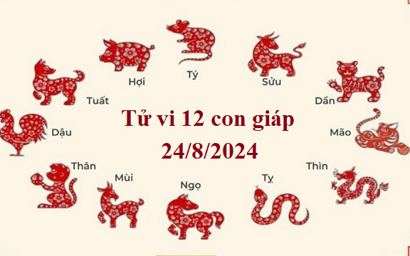Tử vi 12 con giáp hôm nay 24/8/2024: Dậu công việc ổn định, Thân may mắn tài chính
