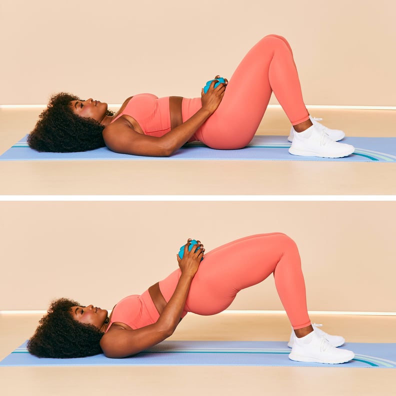 How to Do a Weighted Glute Bridge | POPSUGAR Fitness