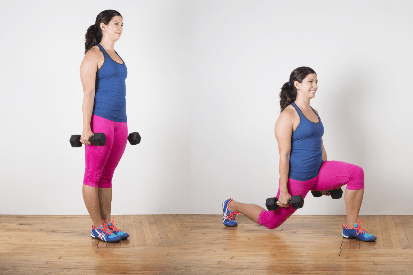 Lunge Variations: Reverse Lunge, Walking Lunges, Dumbbell Lunges