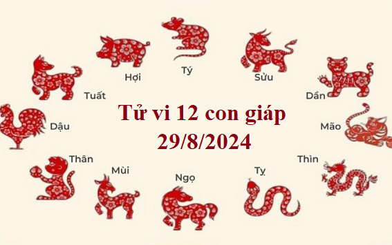 Tử vi 12 con giáp hôm nay 29/8/2024: Sửu gặp may mắn, Mão nhiều cơ hội