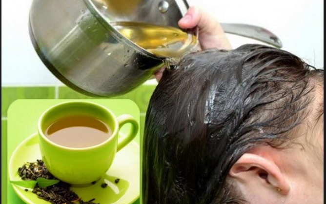 Cách dùng trà xanh làm đẹp tóc và chống rụng