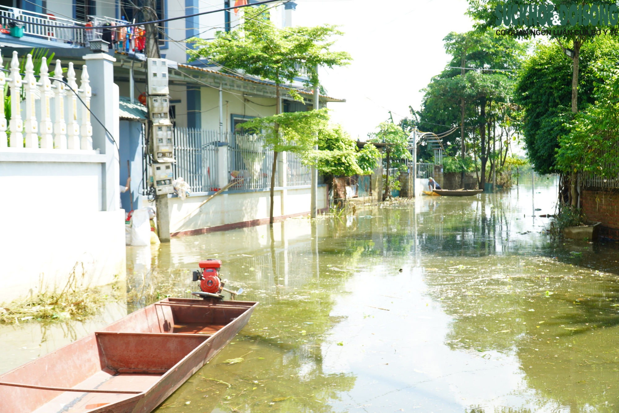 Sau lũ, người dân Nam Phương Tiến gấp rút tổng vệ sinh để sớm ổn định cuộc sống- Ảnh 1.