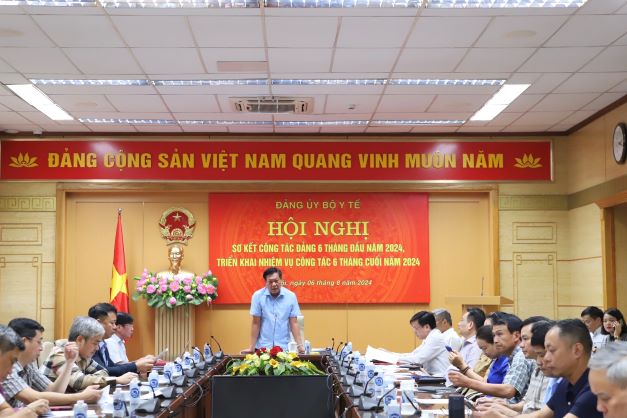 Đảng ủy Bộ Y tế: Phấn đấu hoàn thành tốt các nhiệm vụ chính trị 6 tháng cuối năm 2024- Ảnh 1.