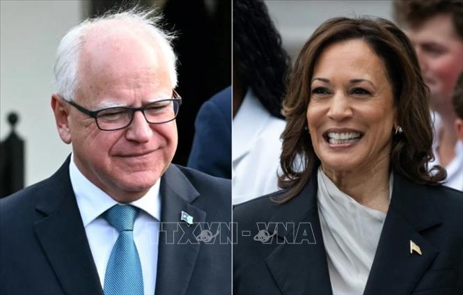 Bà Kamala Harris nêu lý do chọn ông Tim Walz liên danh tranh cử- Ảnh 1.