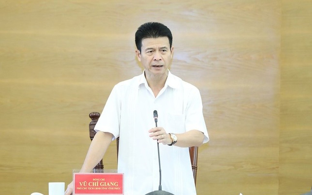 Miễn nhiệm chức vụ Phó Chủ tịch UBND tỉnh Vĩnh Phúc của ông Vũ Chí Giang