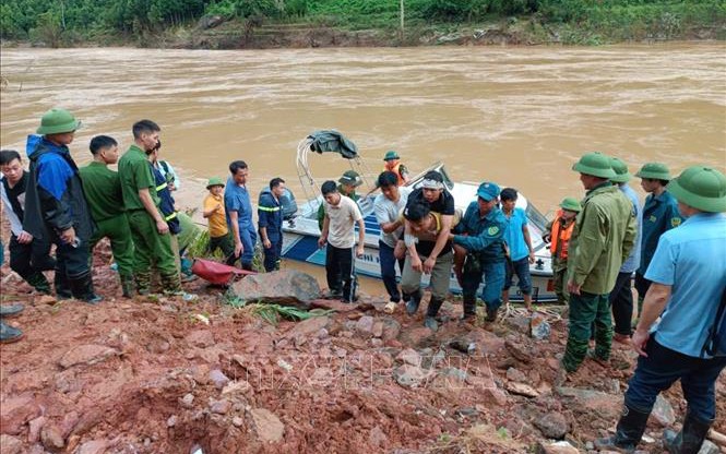 Tập trung cao độ cứu nạn, khắc phục hậu quả lũ quét, sạt lở tại Bắc Hà, Lào Cai