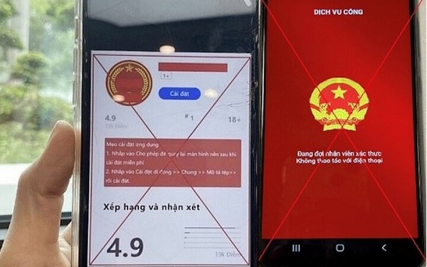 Cài đặt app giả mạo Bộ Công an, người phụ nữ bị mất 500 triệu đồng