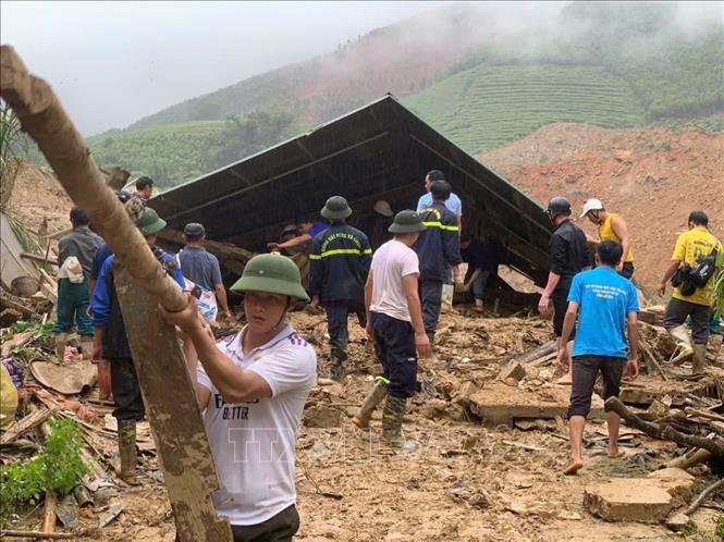 Tìm thấy những nạn nhân cuối cùng trong vụ sạt lở nhà điều hành thủy điện tại xã Nậm Lúc- Ảnh 1.