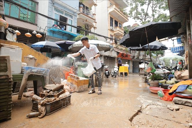 Giám sát xử lý môi trường, phòng chống dịch bệnh sau mưa lũ- Ảnh 2.