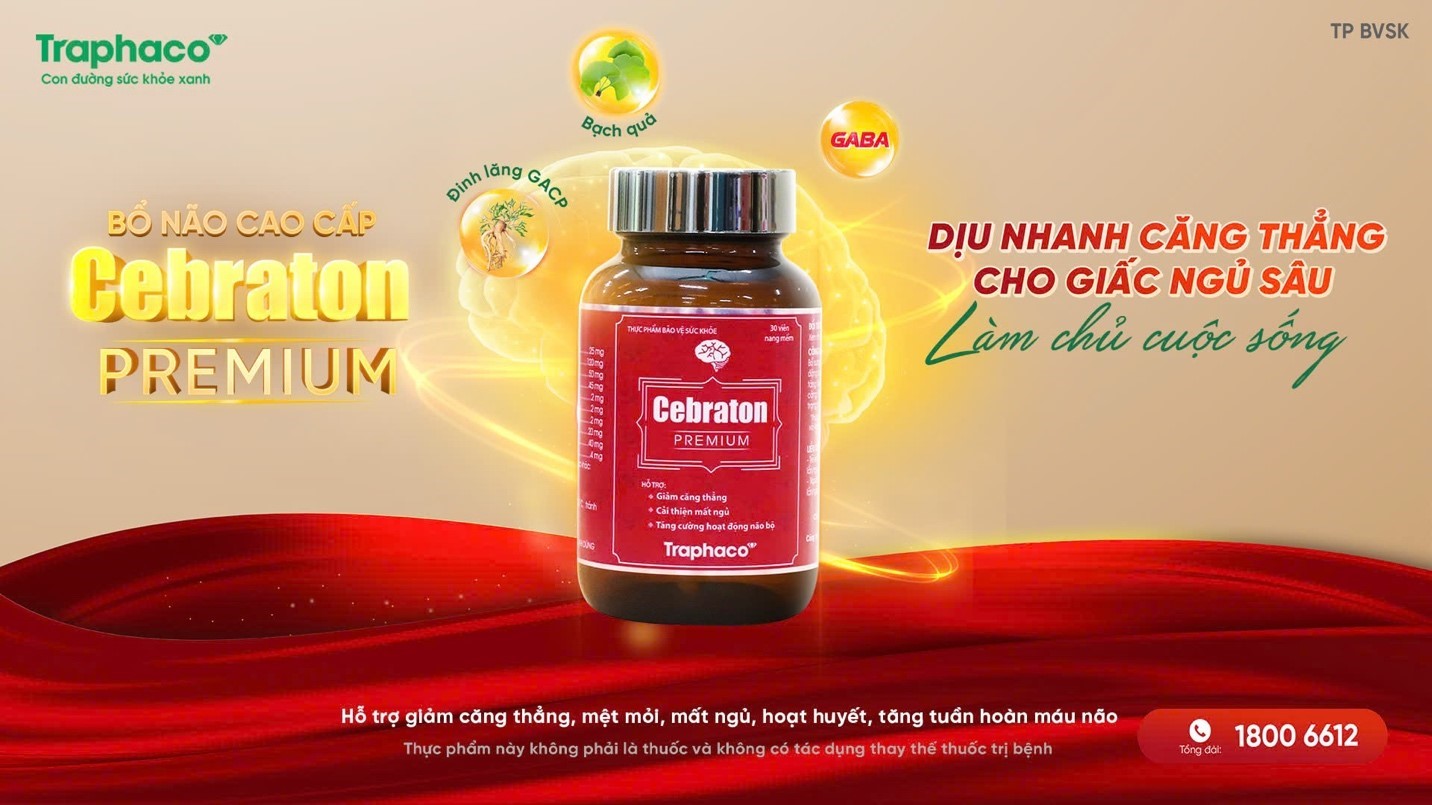 Bổ n&atilde;o cao cấp của Traphaco - cải tiến mới mang đến hiệu quả vượt trội