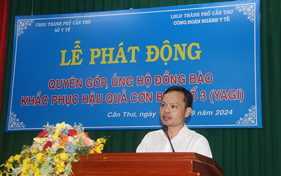 Ngành Y tế TP Cần Thơ quyên góp gần 2 tỷ đồng ủng hộ đồng bào các tỉnh phía Bắc thiệt hại do bão lũ