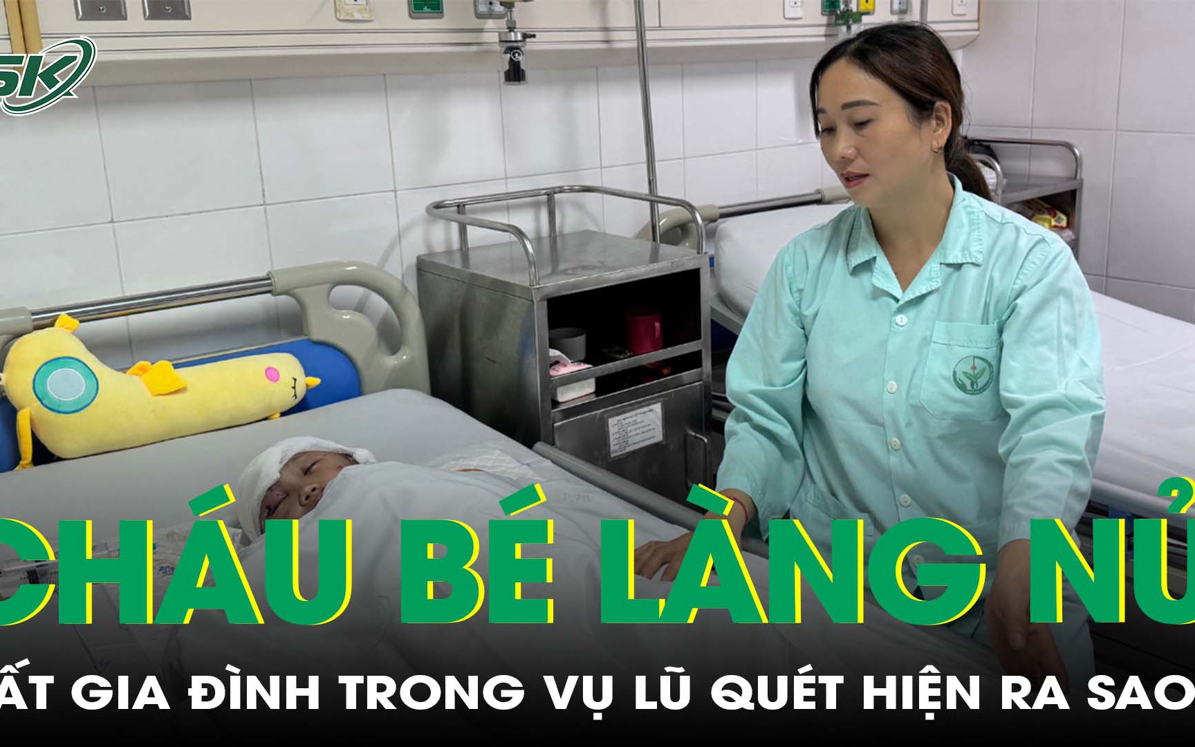 Tình hình sức khỏe cháu bé 7 tuổi mất gia đình trong vụ lũ quét thôn Làng Nủ