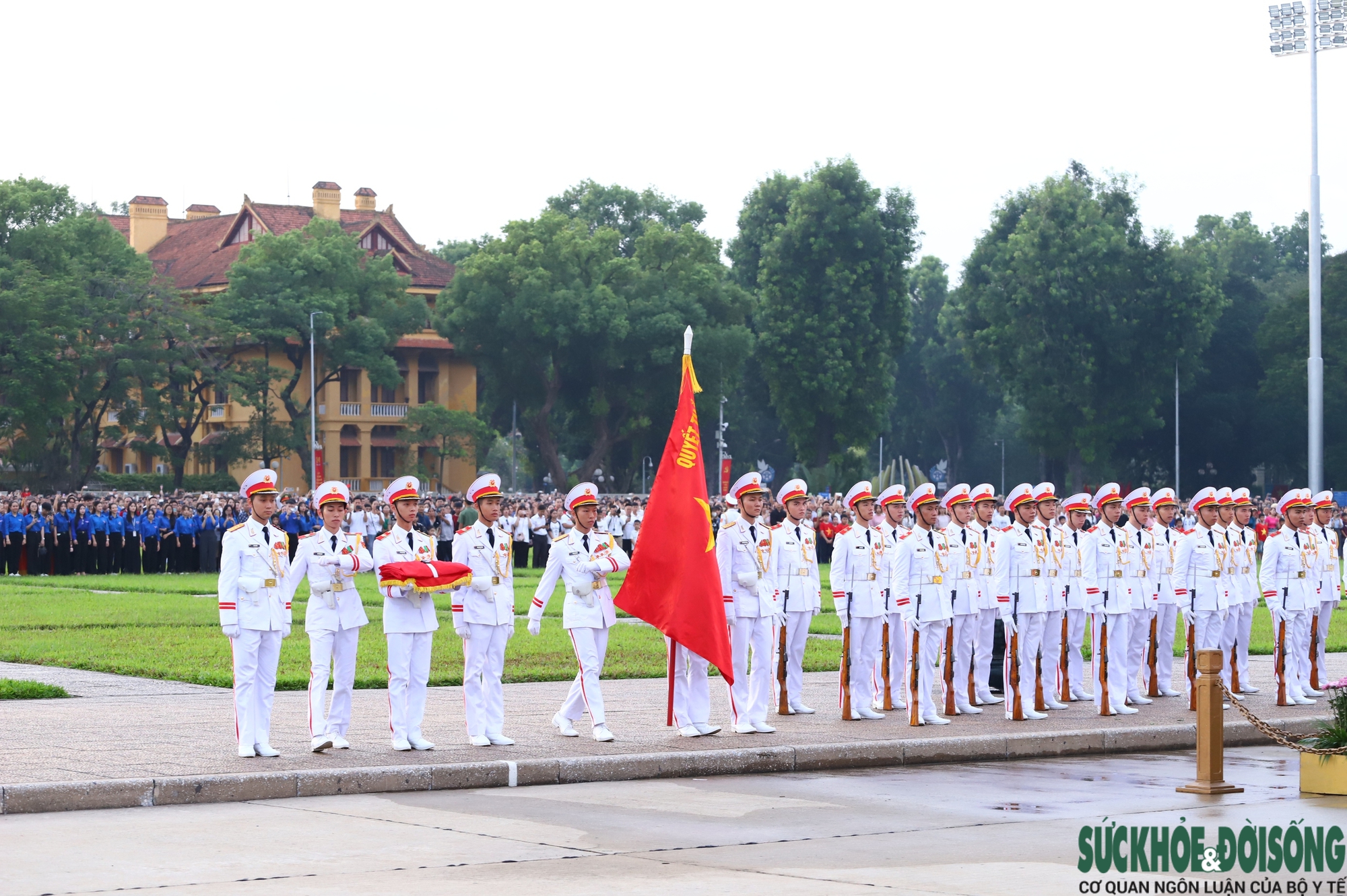 Thiêng liêng lễ thượng cờ tại Quảng trường Ba Đình ngày Quốc khánh 2/9- Ảnh 2.