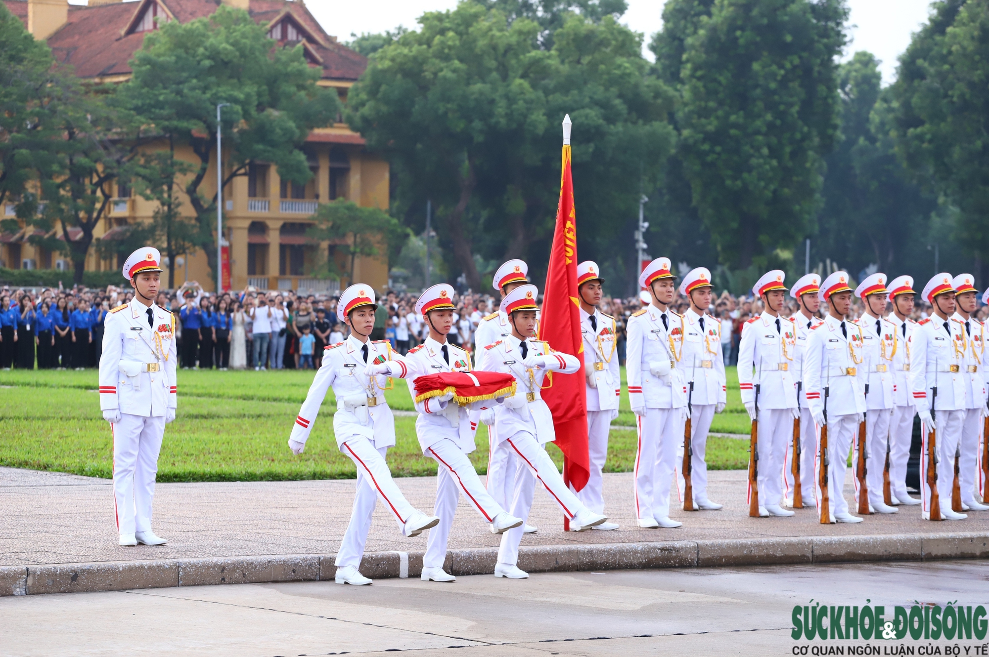 Thiêng liêng lễ thượng cờ tại Quảng trường Ba Đình ngày Quốc khánh 2/9- Ảnh 6.