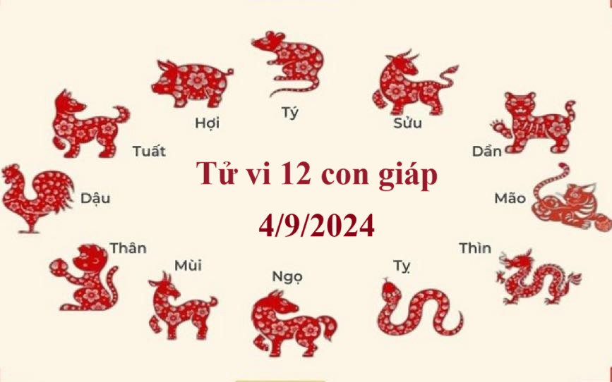 Tử vi 12 con giáp hôm nay 4/9/2024: Tý yên bình, Tuất rắc rối