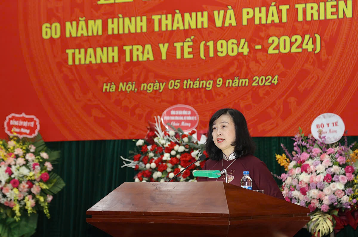 Thanh tra Y tế không ngừng lớn mạnh, đóng góp quan trọng vào sự nghiệp chăm sóc sức khoẻ nhân dân- Ảnh 2.