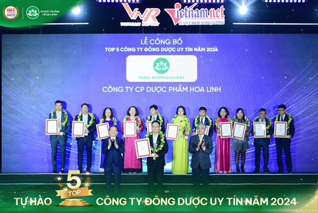 Dược phẩm Hoa Linh giữ vững vị trí Top 5 công ty Đông dược uy tín 2024- Ảnh 1.