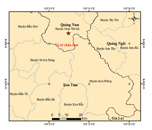 Quảng Nam xảy ra động đất 3.4 độ gây rung lắc- Ảnh 2.