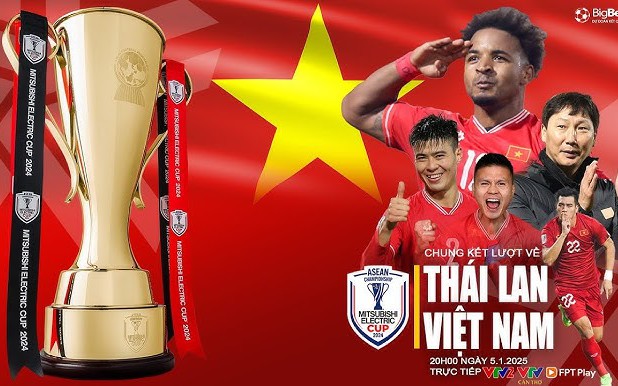 Lịch thi đấu ASEAN Cup 2024 hôm nay ngày 5/1: Đội tuyển Việt Nam đại chiến Thái Lan