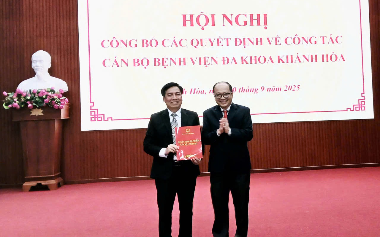 Bệnh viện Đa khoa Khánh Hòa có tân giám đốc