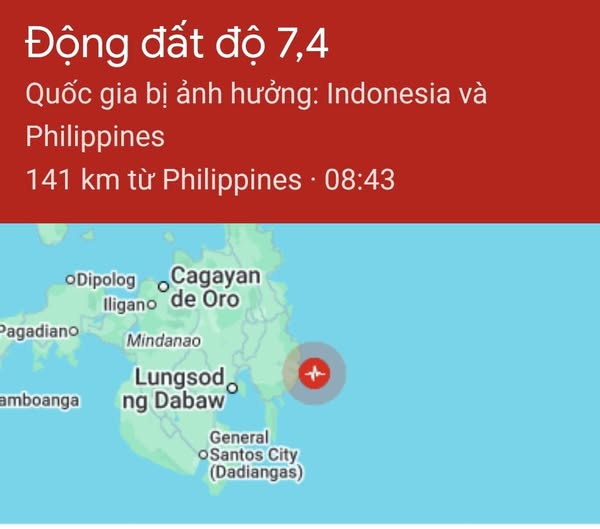 Động đất mạnh ở Philippines có ảnh hưởng đến Việt Nam?- Ảnh 2. Động đất mạnh ở Philippines có ảnh hưởng đến Việt Nam?- Ảnh 2.