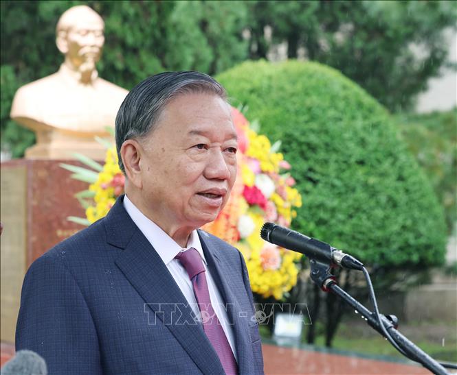 Tổng Bí thư Tô Lâm dự Lễ khánh thành tượng Chủ tịch Hồ Chí Minh tại Triều Tiên- Ảnh 6. Tổng Bí thư Tô Lâm dự Lễ khánh thành tượng Chủ tịch Hồ Chí Minh tại Triều Tiên- Ảnh 6.