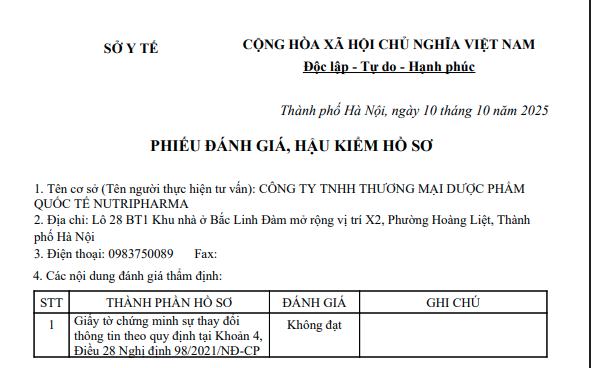 Thu hồi số công bố dung dịch xịt mũi Sténutri- Ảnh 2.