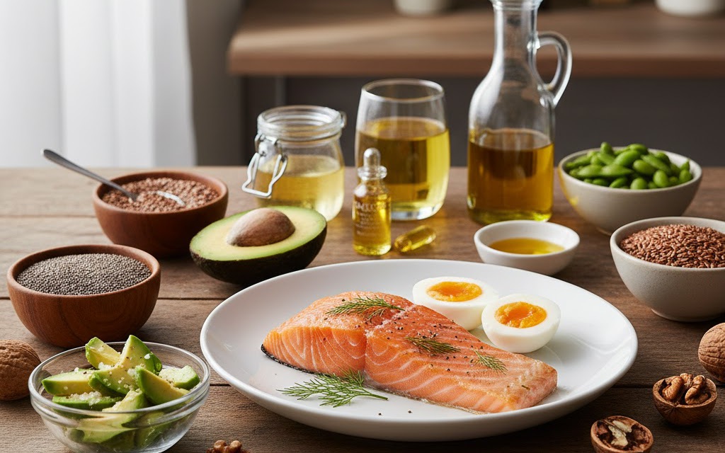 Điều gì xảy ra khi dùng omega-3 và vitamin E cùng nhau?- Ảnh 3. Top những thực phẩm nên ăn khi uống omega-3 để tăng lợi ích